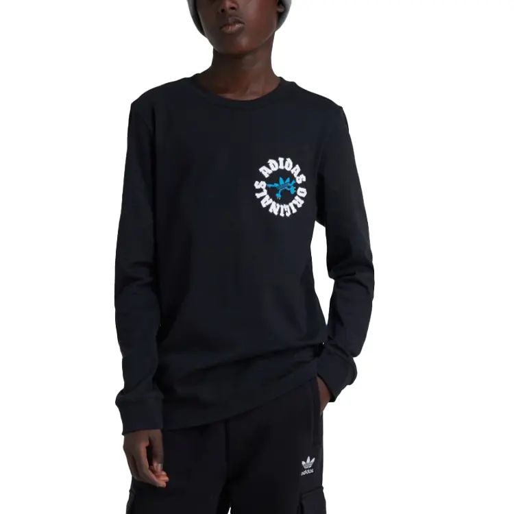 Футболка для младших школьников Adidas Originals, черный — фото 3