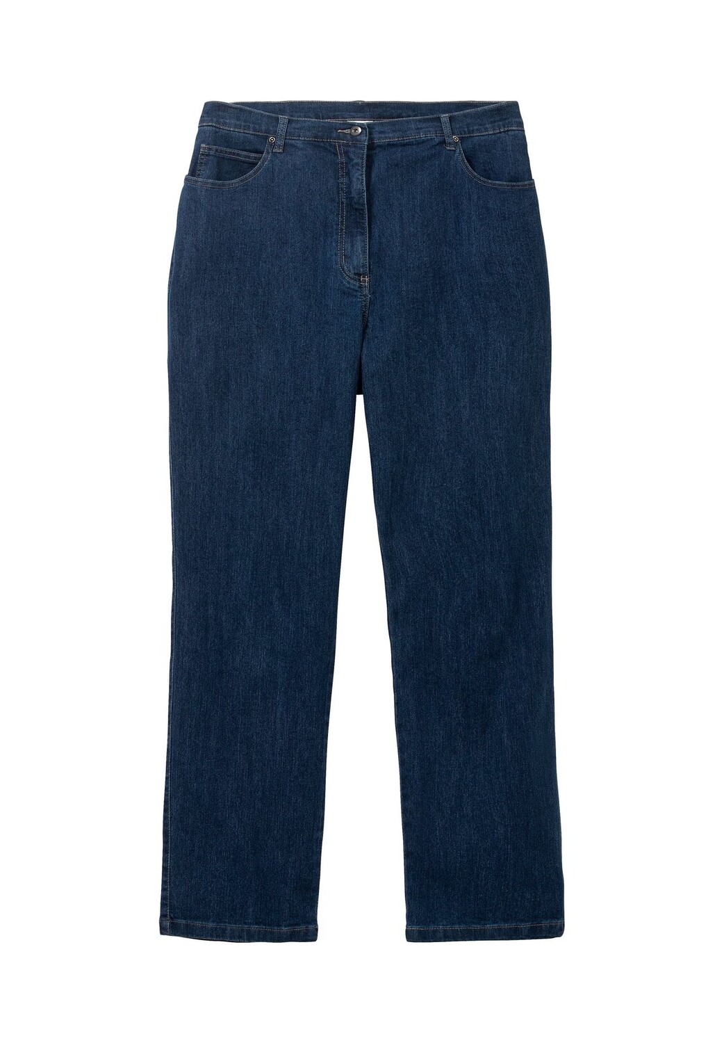 

Прямые джинсы с 5 карманами, эластичная джинсовая ткань Sheego, цвет Blue Denim