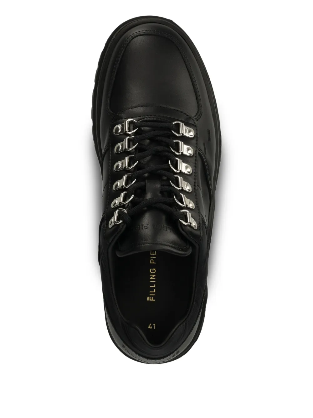 Кроссовки на шнуровке Filling Pieces, черный — фото 3