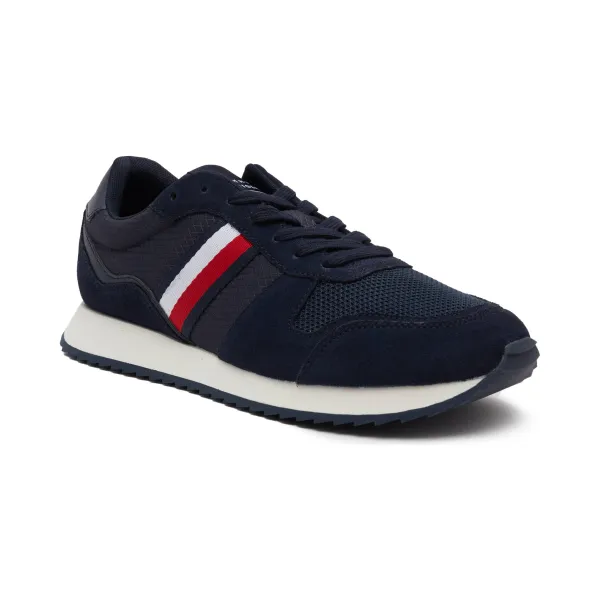 

Кроссовки Runner evo mix, BDs с добавлением кожи Tommy Hilfiger, синий