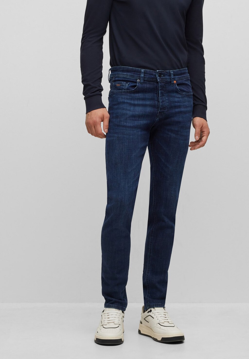 

Зауженные джинсы BOSS, цвет Dark Blue