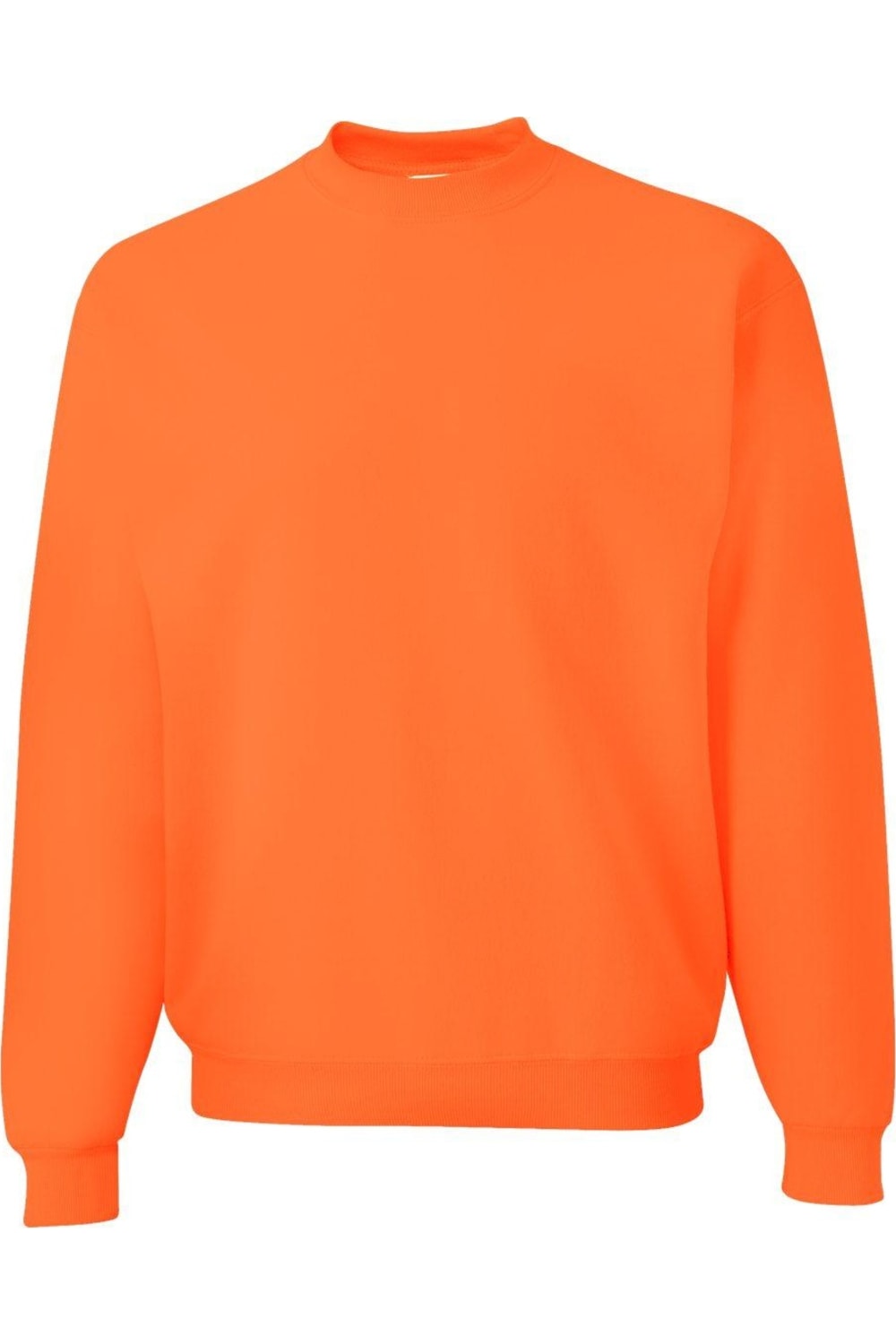 

Толстовка JERZEES Super Sweats NuBlend с круглым вырезом, цвет safety orange