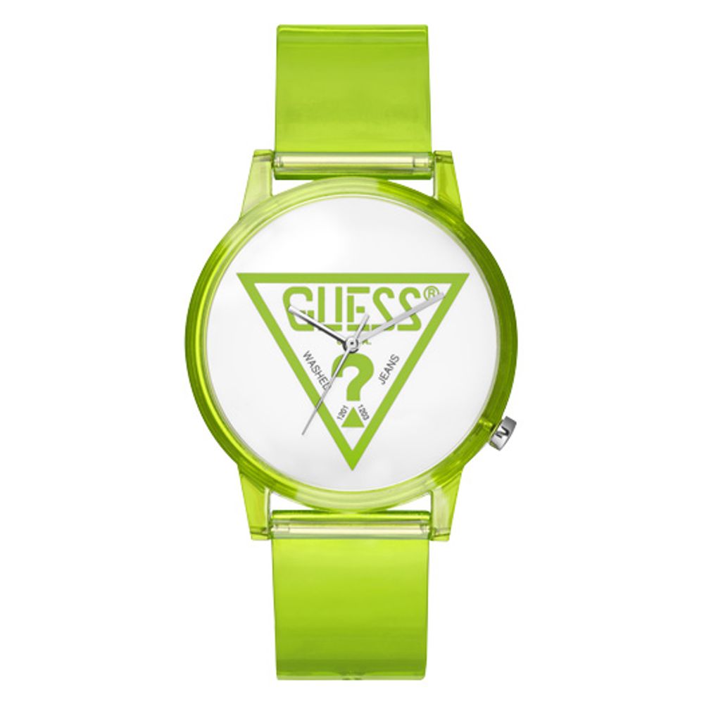 

Зеленые силиконовые часы GUESS