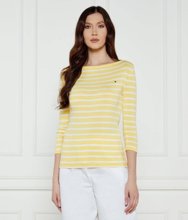 

Блузка новая Коди Slim fit Tommy Hilfiger, желтый