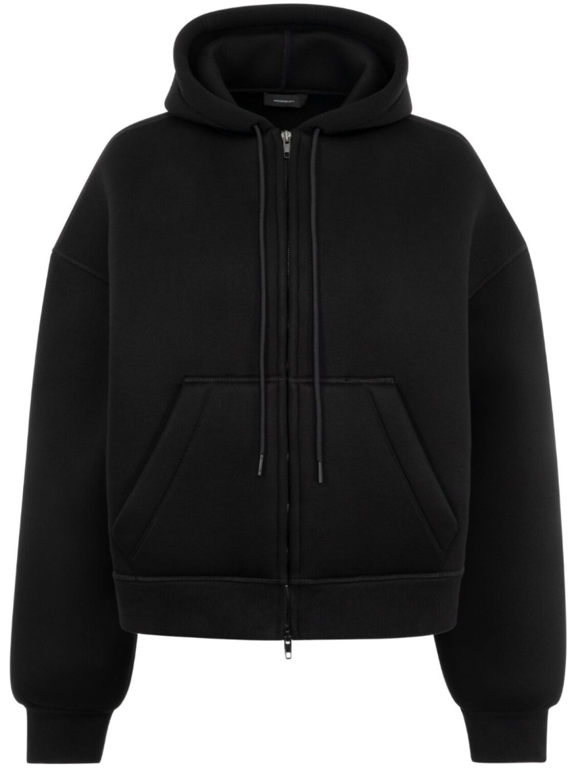 

WARDROBE.NYC худи Bonded на молнии, черный