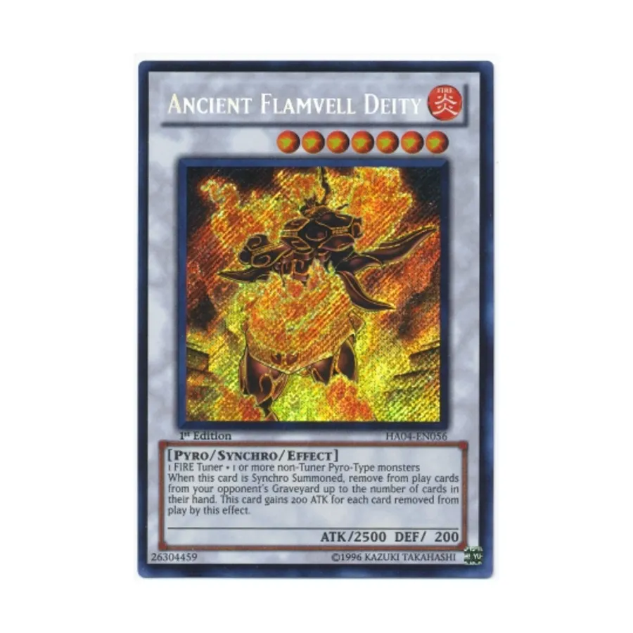 

CCG Древнее божество Фламвелла (секретно, редко), Yu-Gi-Oh - Hidden Arsenal 4 - Singles