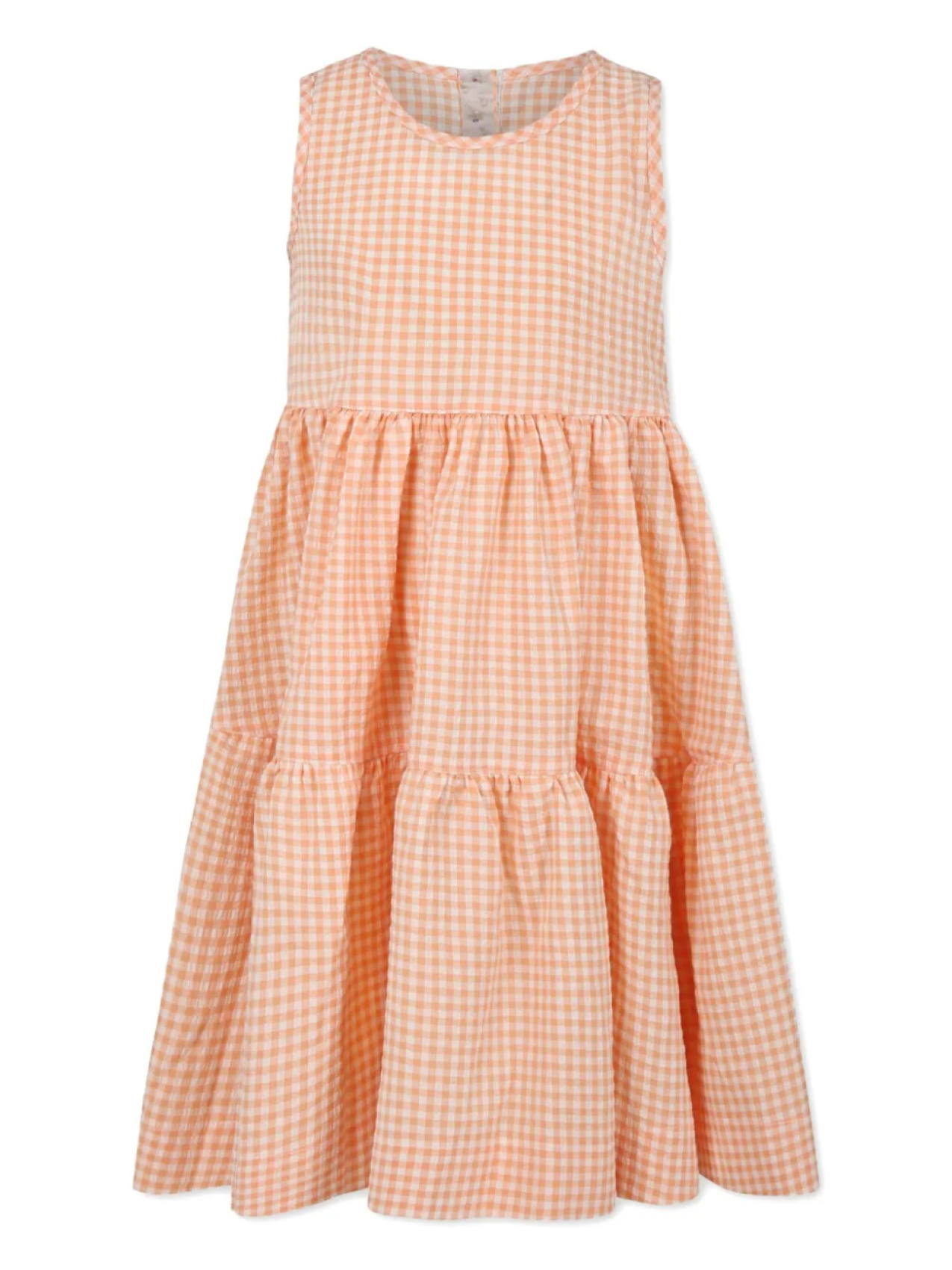 

Caffe' D'orzo платье в клетку гингем, оранжевый