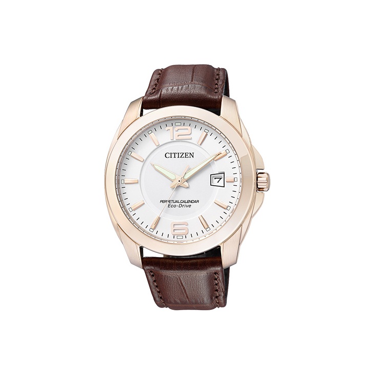 

CITIZEN Часы Solar Quartz Movement Leather Watch Bands Watch 42mm Men's Watch White Dial BL1243-00A, White Dial