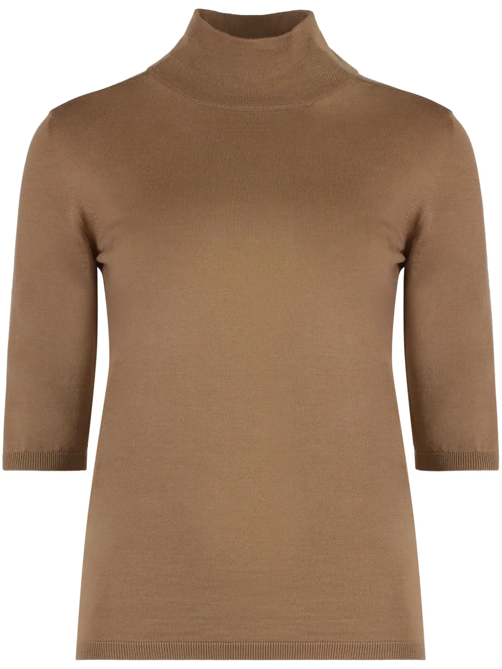 

Джемпер с короткими рукавами MAX MARA, коричневый