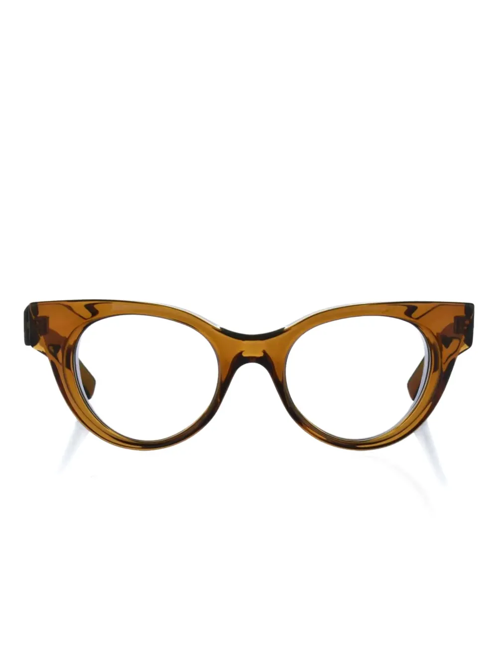 

Очки в форме кошачий глаз Marilyn Kirk & Kirk, коричневый