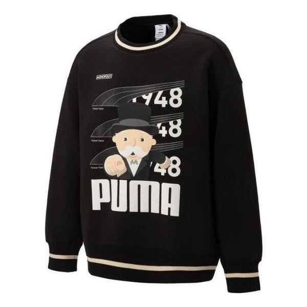 

Свитер x staffonly x monopoly logo sweatshirt 'black' Puma, черный
