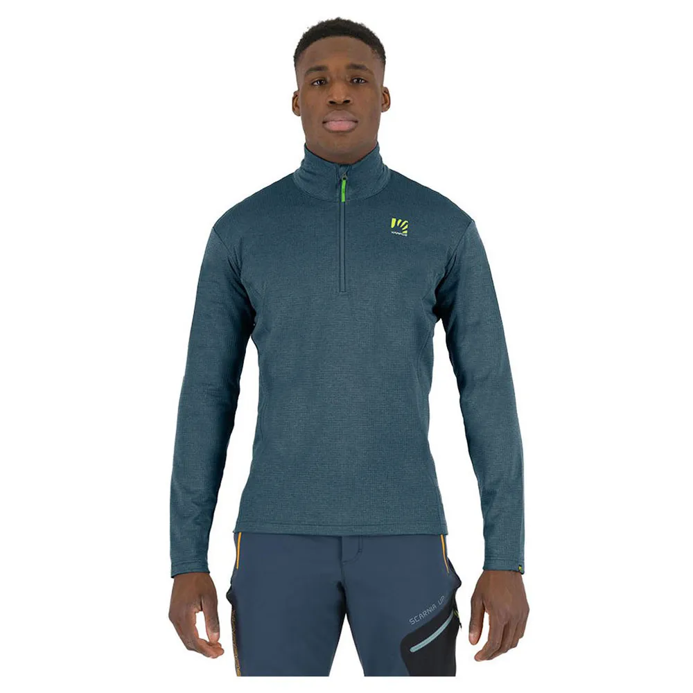 

Флис Karpos Pizzocco half zip, синий