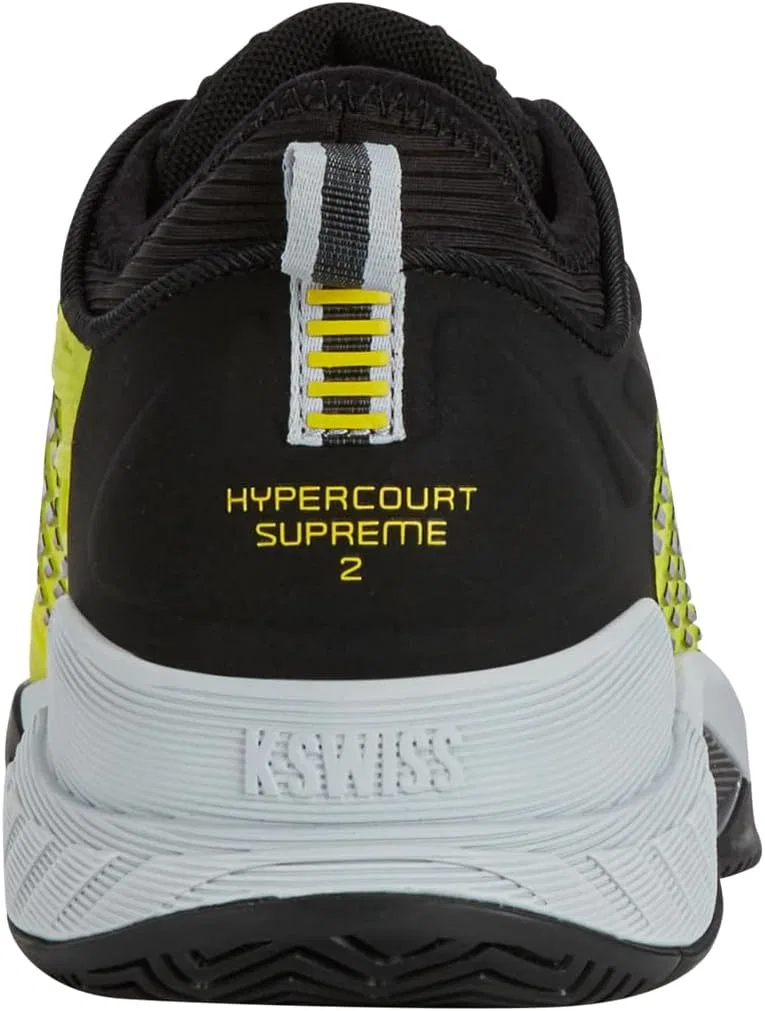 Кроссовки теннисные K-Swiss Hypercourt Supreme 2, Tennis Yellow/Black/Micro Chip — фото 4