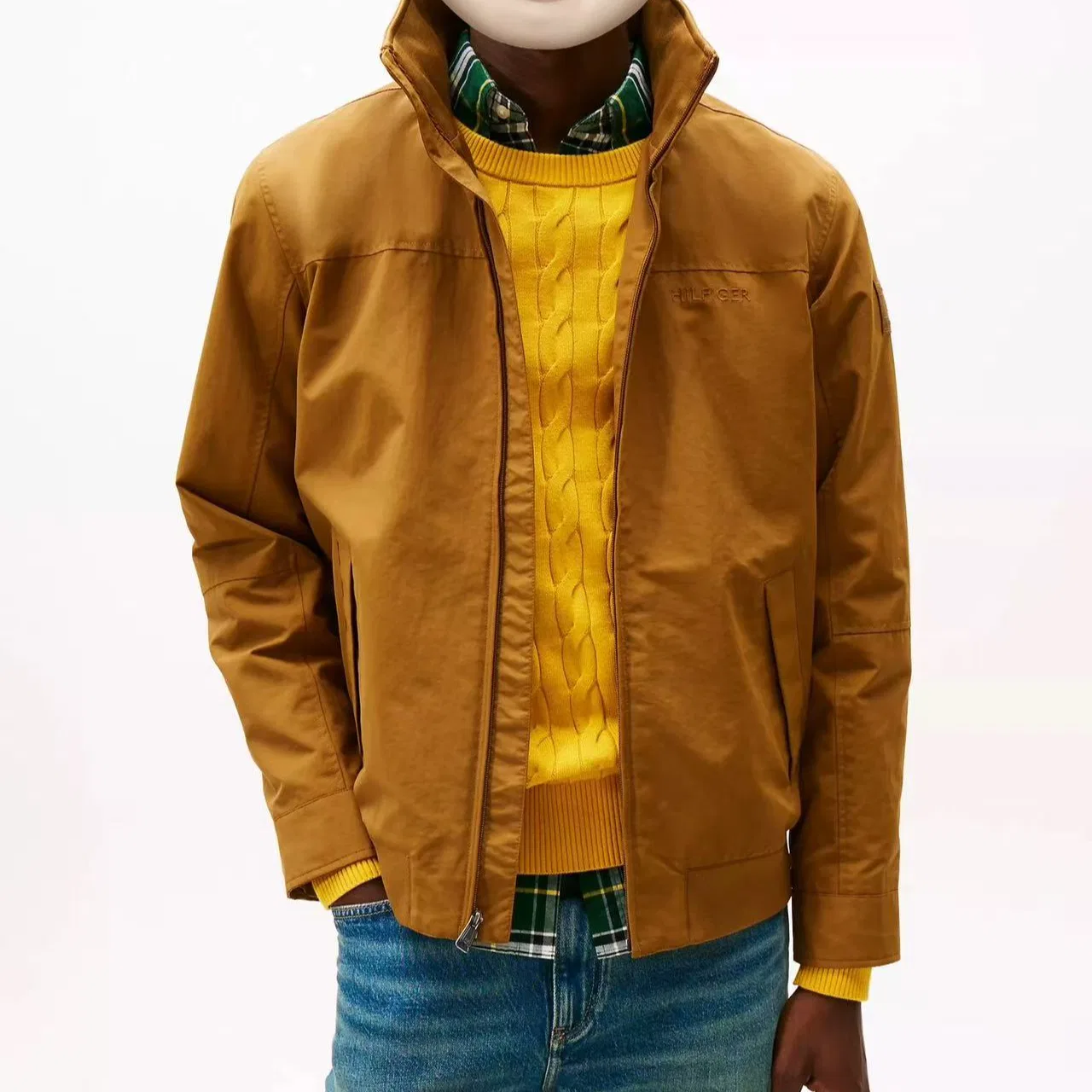 Куртка Tommy Hilfiger мужская желтая — фото 4