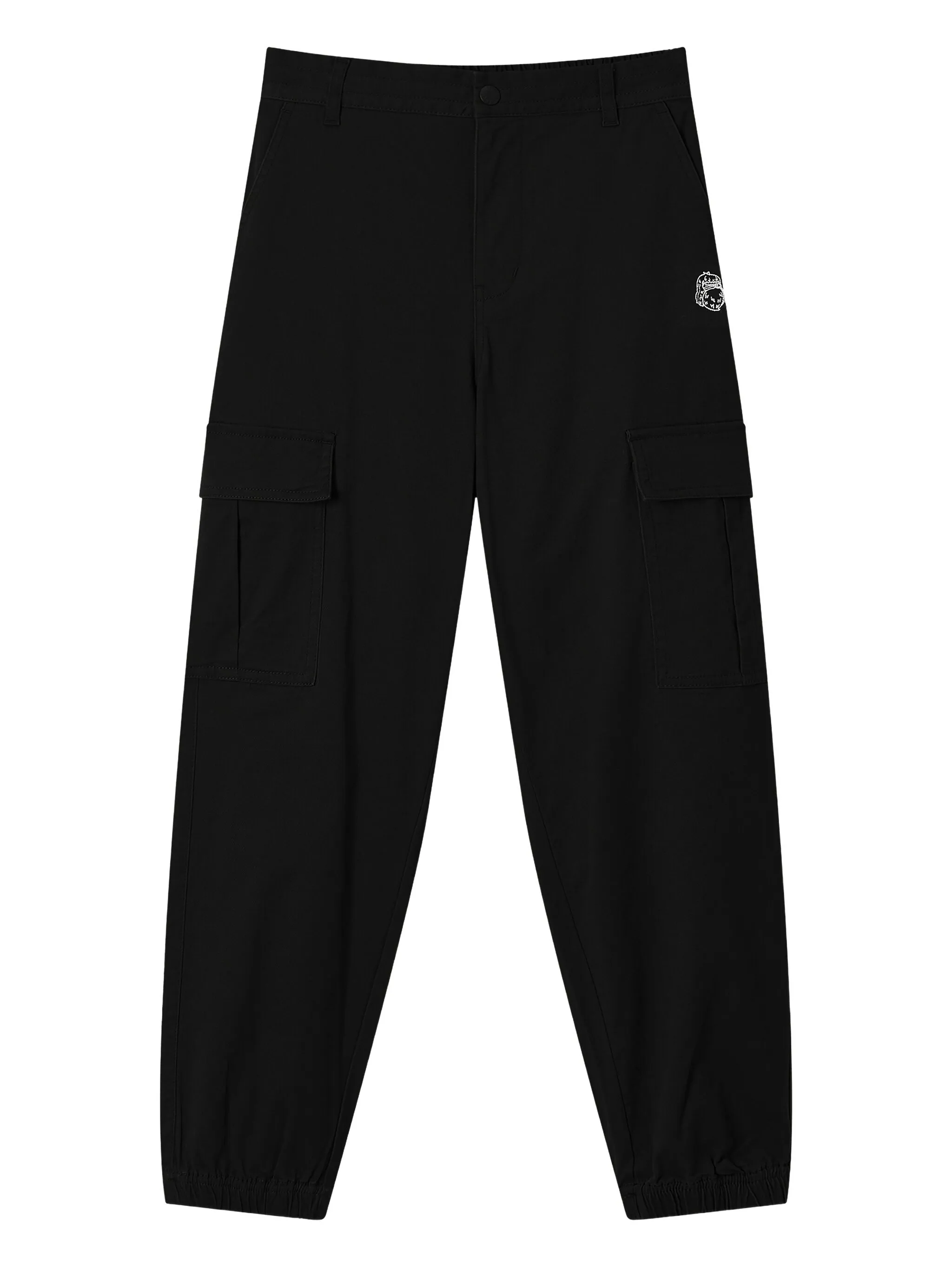 

Брюки карго с вышивкой Fingercroxx, черный