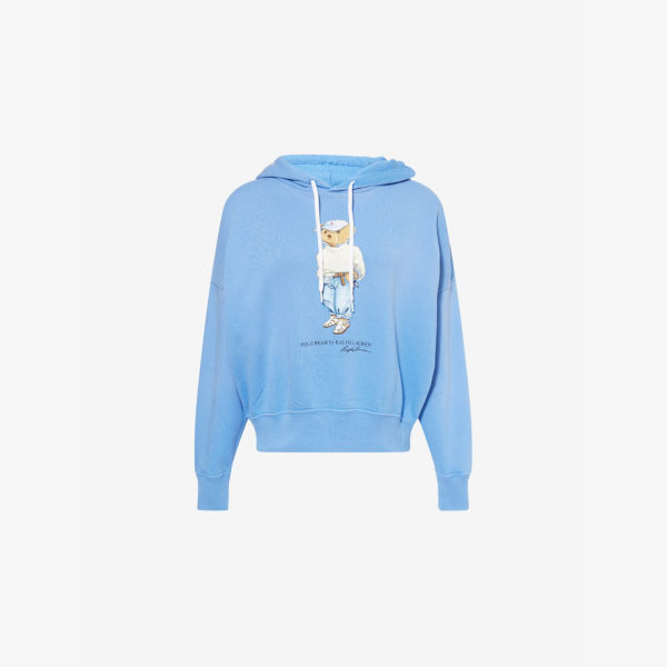 

Худи Polo Ralph Lauren Polo Bear с принтом в виде логотипа, синий