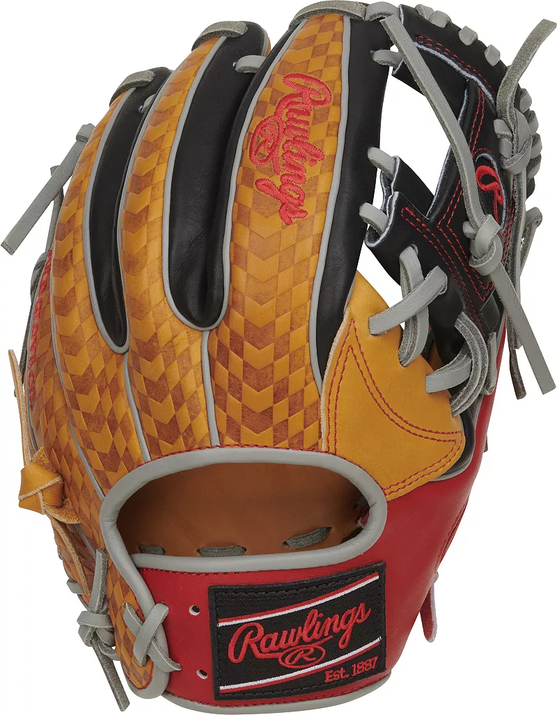 

Перчатки Rawlings 11,5 дюймов Heart of the Hide серии ColorSync, 2024 г, цвет Tan/Black