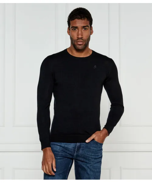 

Шерстяной свитер Regular fit Karl Lagerfeld, черный