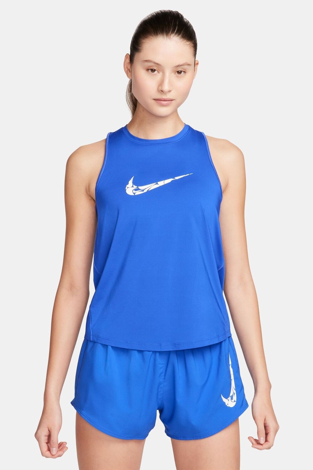 

Майка для бега Dri fit One Swoosh Nike, синий