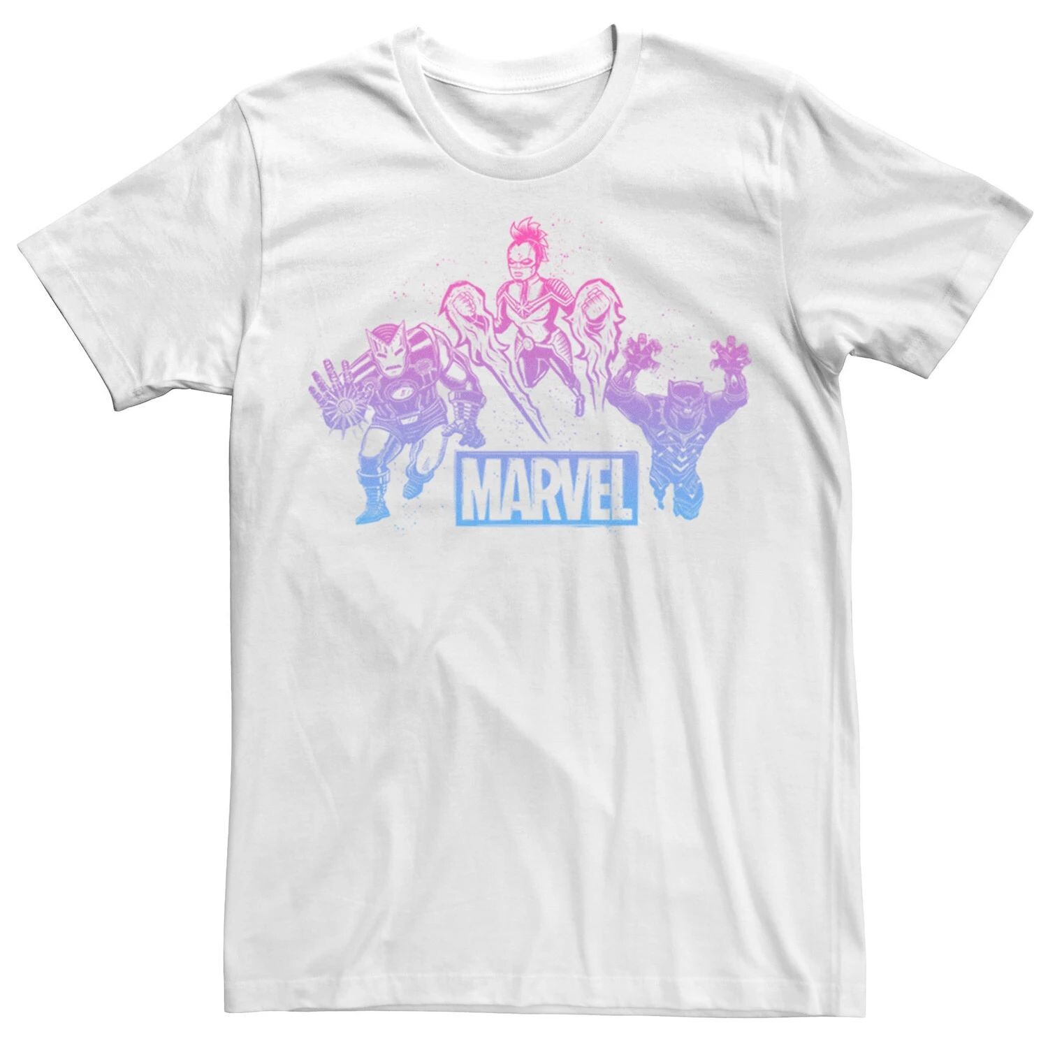 

Мужская футболка Gradient Trio Action Shot Marvel