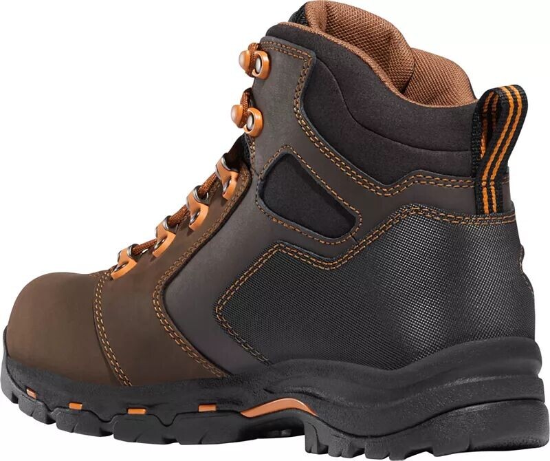 Мужские водонепроницаемые рабочие ботинки Danner Vicious 4,5 дюйма, коричневый — фото 3