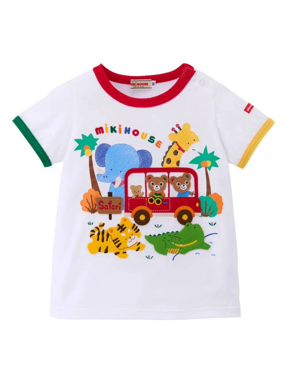 

Футболка Miki Zoo Adventure Miki House, белый