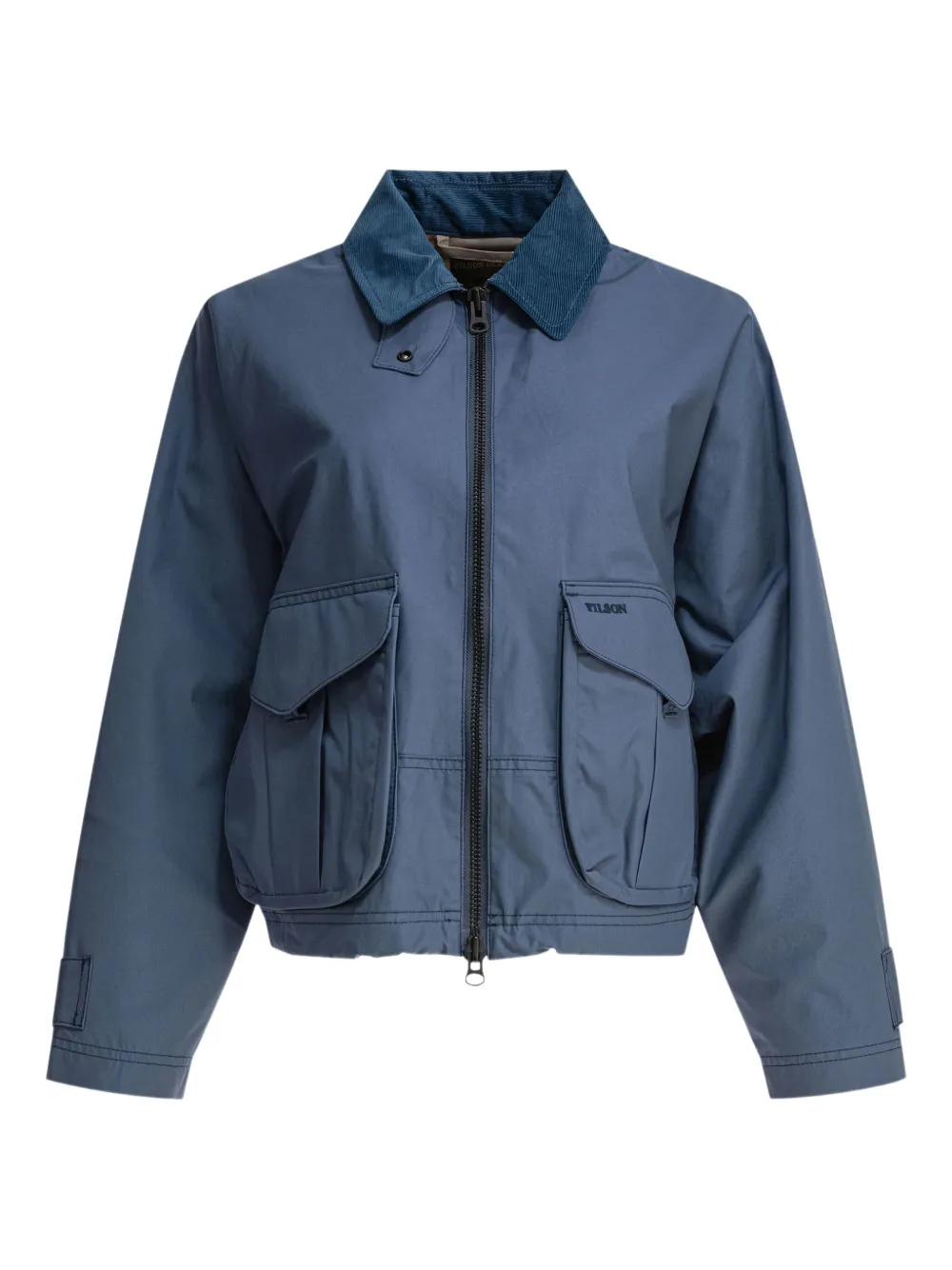 

Куртка с вельветовым воротником и карманами-клапанами Filson, синий