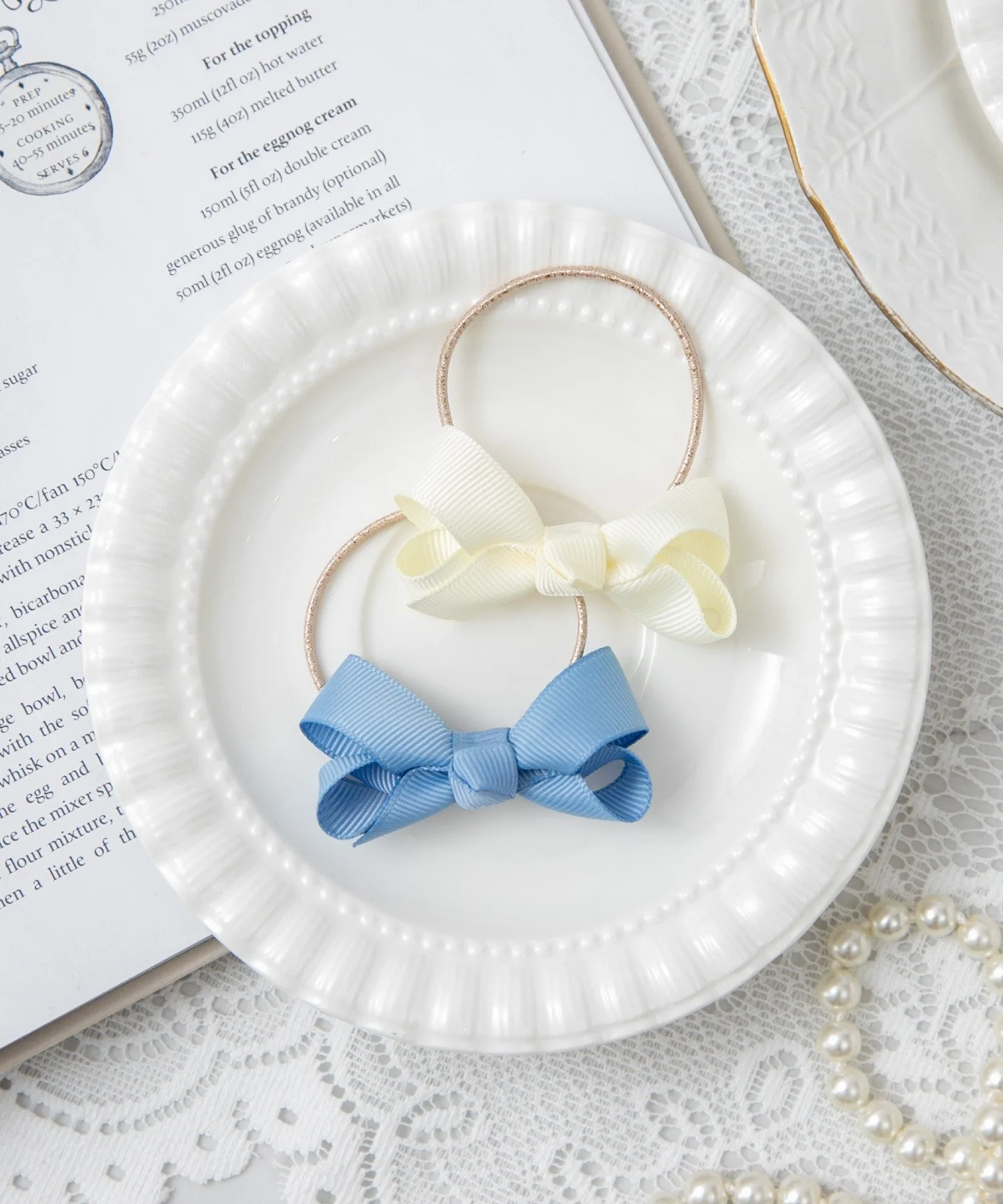 Небольшие резинки для волос (набор из 2 штук) Panpantutu, Prima Yellow x Blue