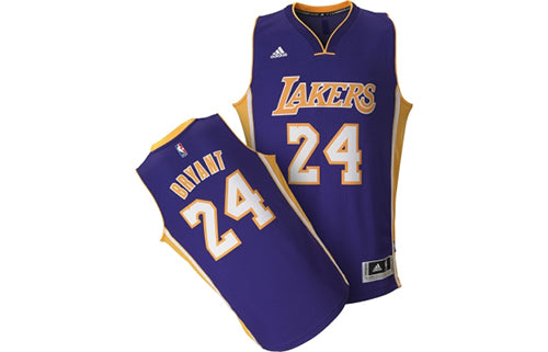 Баскетбольное джерси adidas LA Lakers NBA Kobe Bryant Jersey Purple/Gold, фиолетовый — фото 3