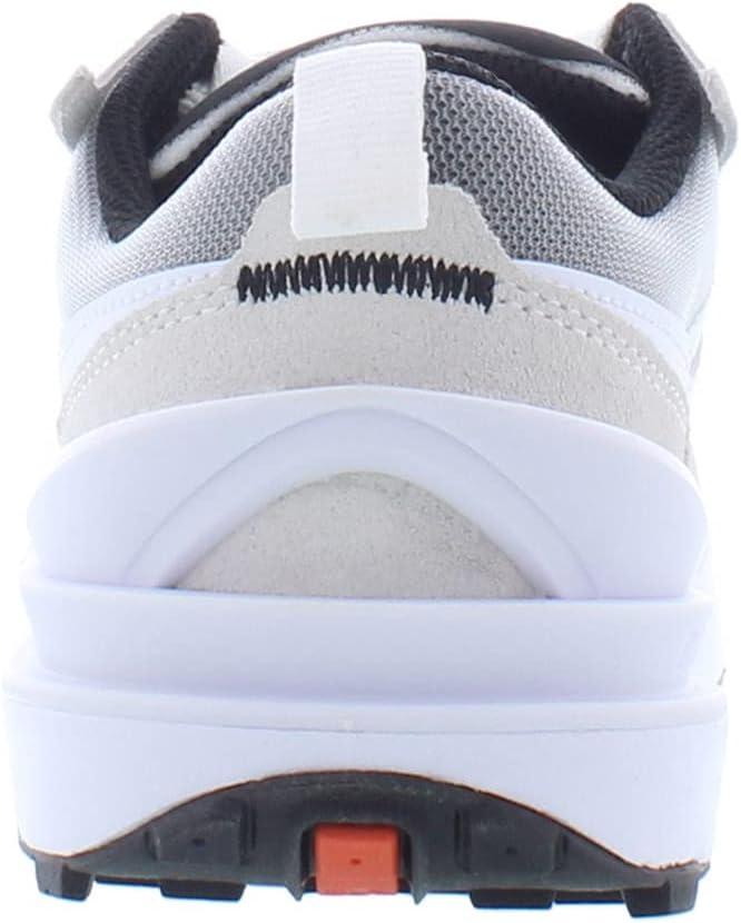 Кроссовки Nike Waffle One цвета Summit White - белый, черный, оранжевый — фото 4
