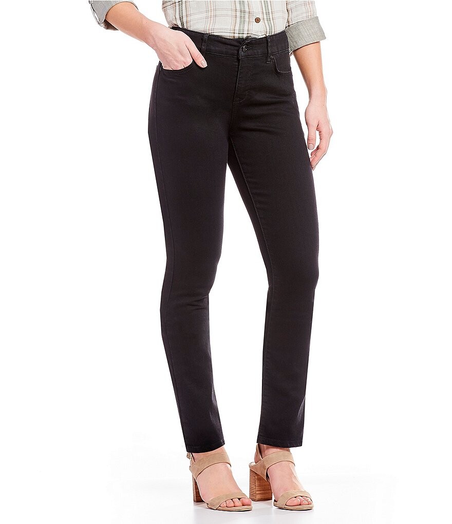 

Утягивающие прямые джинсы «Челси» Code Bleu Petite Size, черный