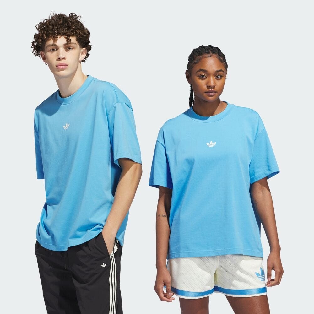 

Футболка Adidas Basketball Classic Short Sleeve T-Shirt (Gender Neutral), цвет Semi Blue Burst
