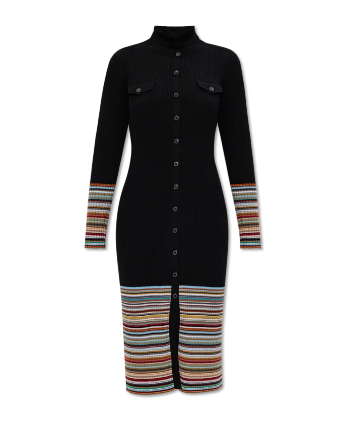 

Шерстяное платье Paul Smith, черный