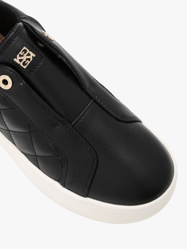 Беспроводные стеганые массивные кроссовки Lighter KG Kurt Geiger, Black — фото 4