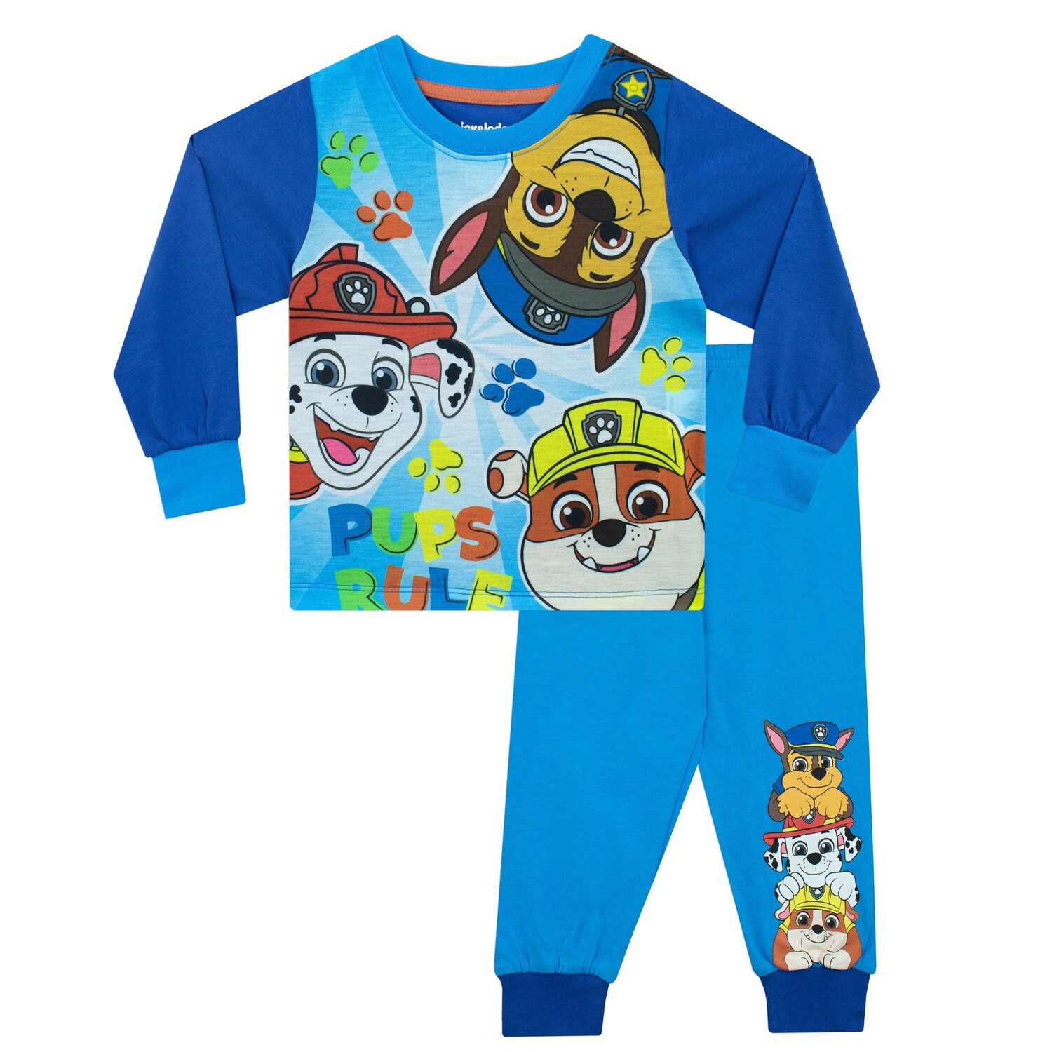 Комплект из халата и пижамы Paw Patrol, синий — фото 3