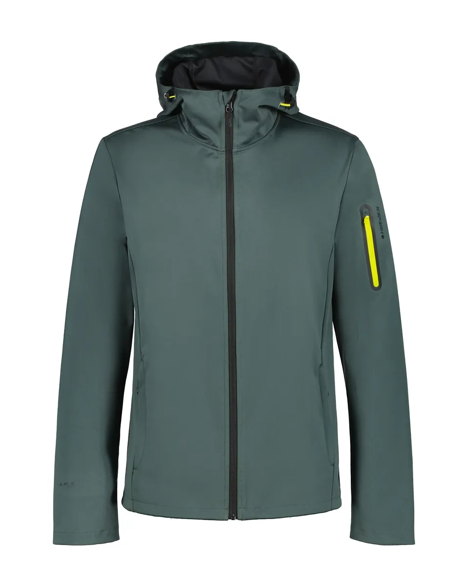 

Куртка софтшелл Icepeak "H SOFTSHELL JACKE BRINSMADE" (1 шт.), с капюшоном, оливковый