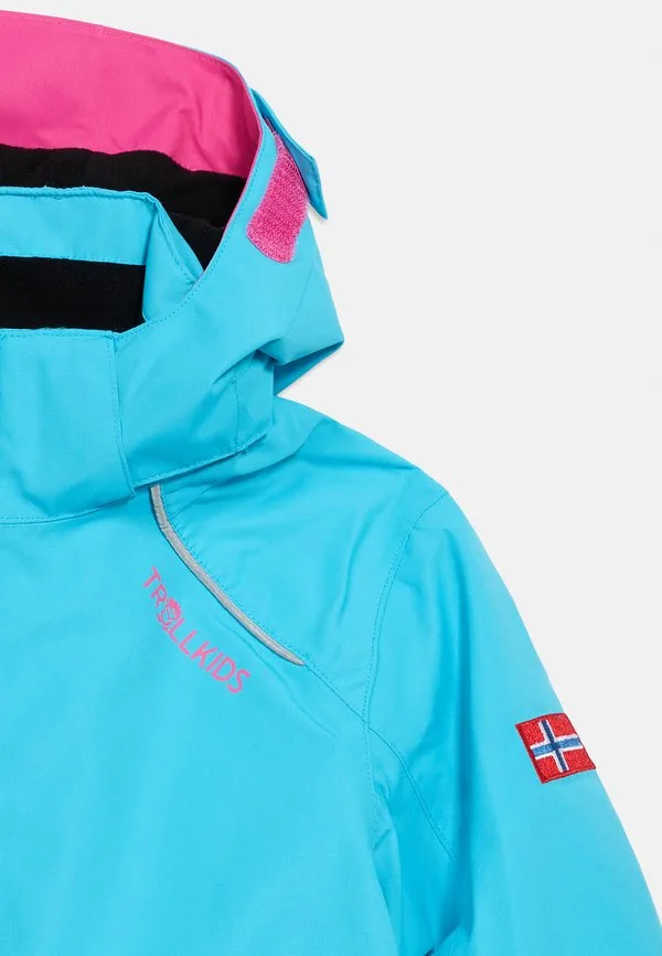 Зимняя куртка holmenkollen лыжная куртка Trollkids, Turquoise — фото 3