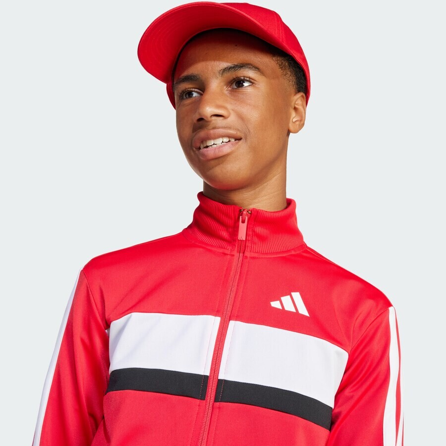 Спортивный костюм ADIDAS SPORTSWEAR Tracksuit Seasonal Essentials Tiberio, черный — фото 3