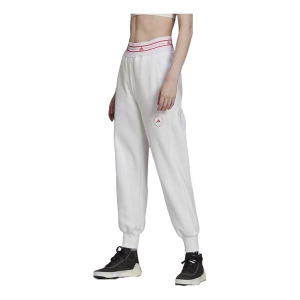 Штаны от stella mccartney sc fitness pants Adidas, белый — фото 2