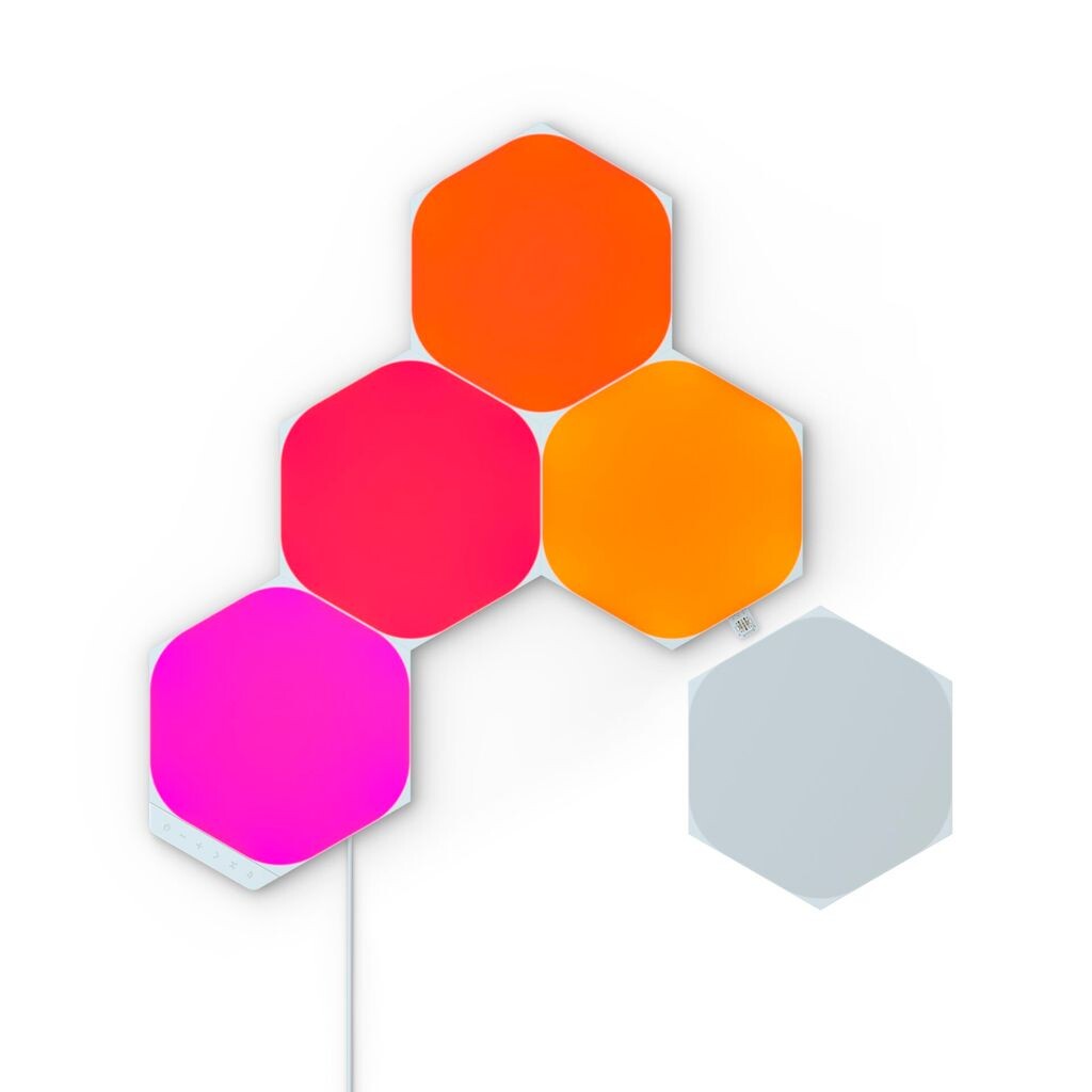 

Стартовый набор шестиугольников Nanoleaf Shapes — 5 шт., белый
