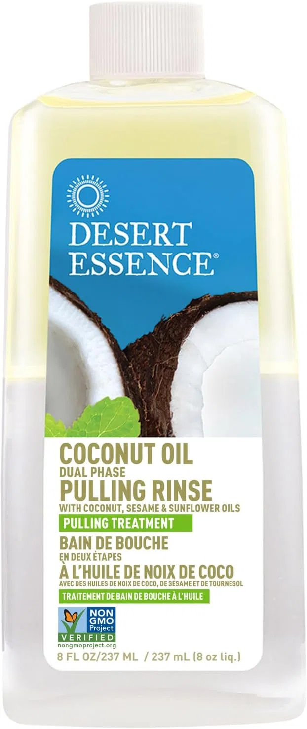 Двухфазное средство для полоскания рта с кокосовым маслом DESERT ESSENCE, 240 мл Desert Essence — фото 2