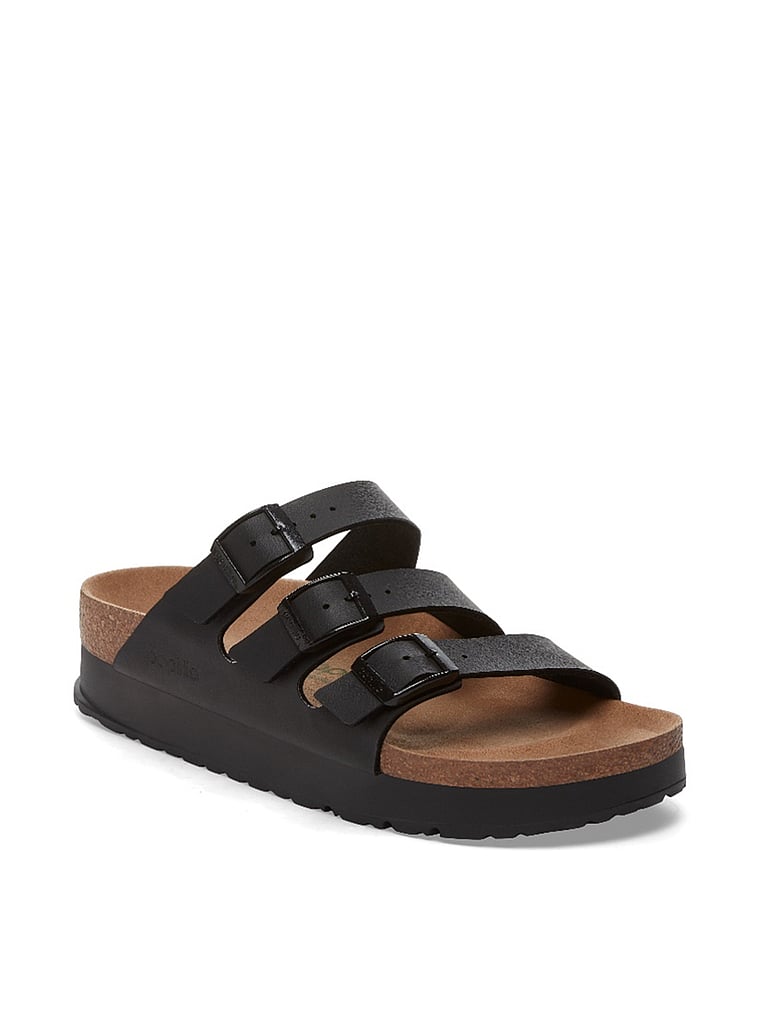 Сандалии Florida на платформе Flex Vegan Birkenstock, черный