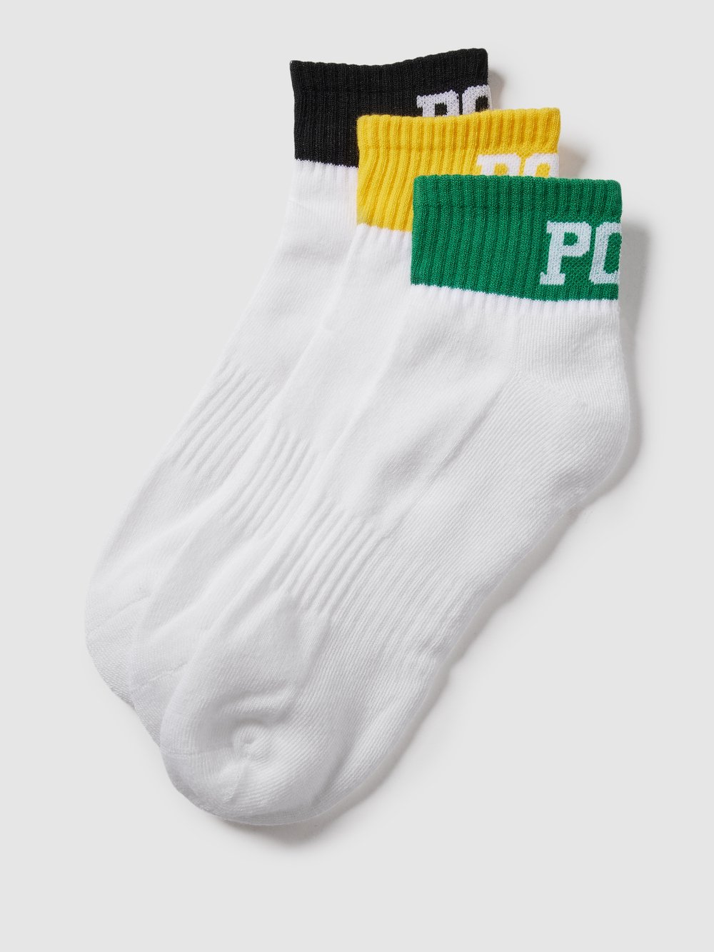 

Носки с контрастными полосками в упаковке 3 пары, модель «COLOR TOP» Polo Ralph Lauren Underwear, красный