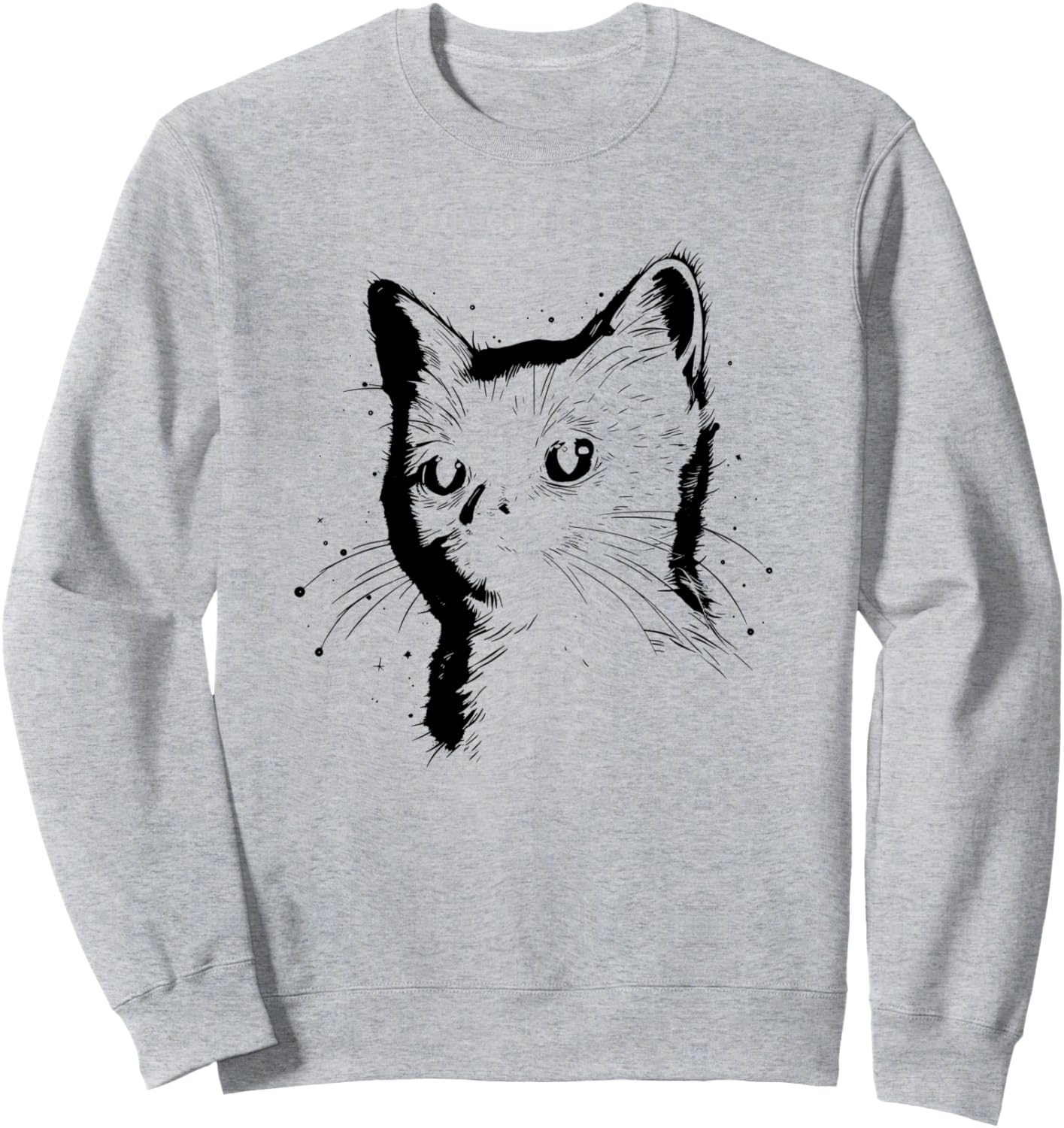 

Толстовка с рисунком кошки Funny Cat T-Shirts And Giveaways, серый