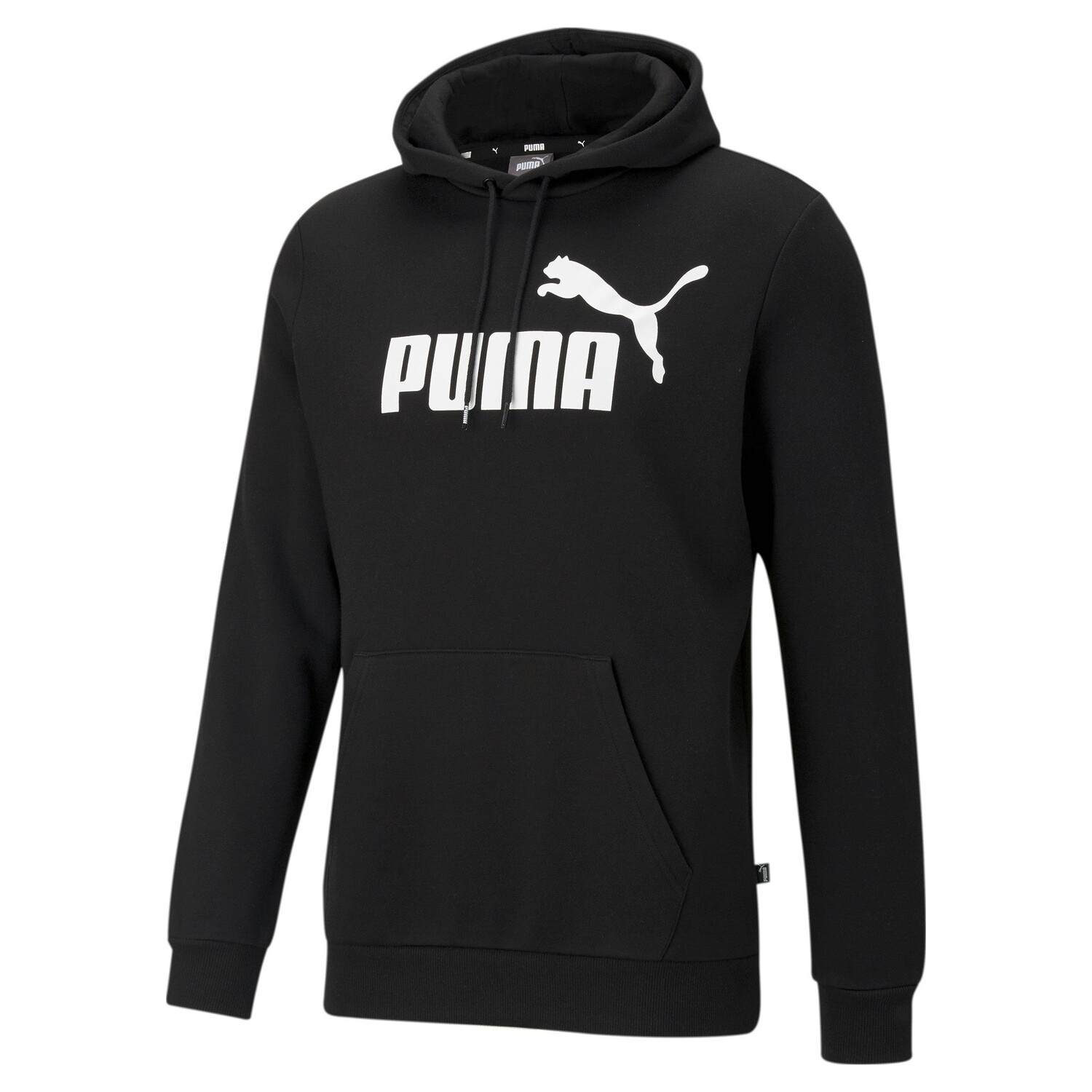 

Мужская толстовка с большим логотипом PUMA Essentials, цвет Cotton Black