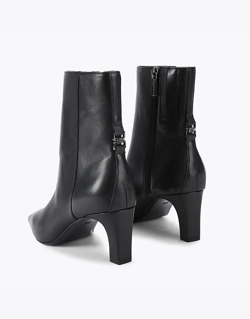 Низкие ботильоны KG Kurt Geiger Tommy из черной кожи — фото 4