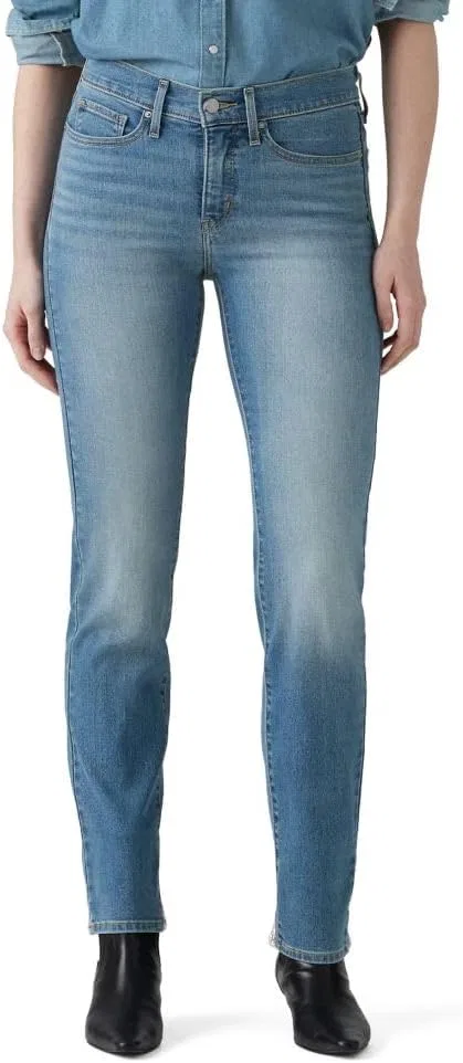Levi's женские джинсы 314 Shaping Straight (также доступны в размерах Plus), индиго