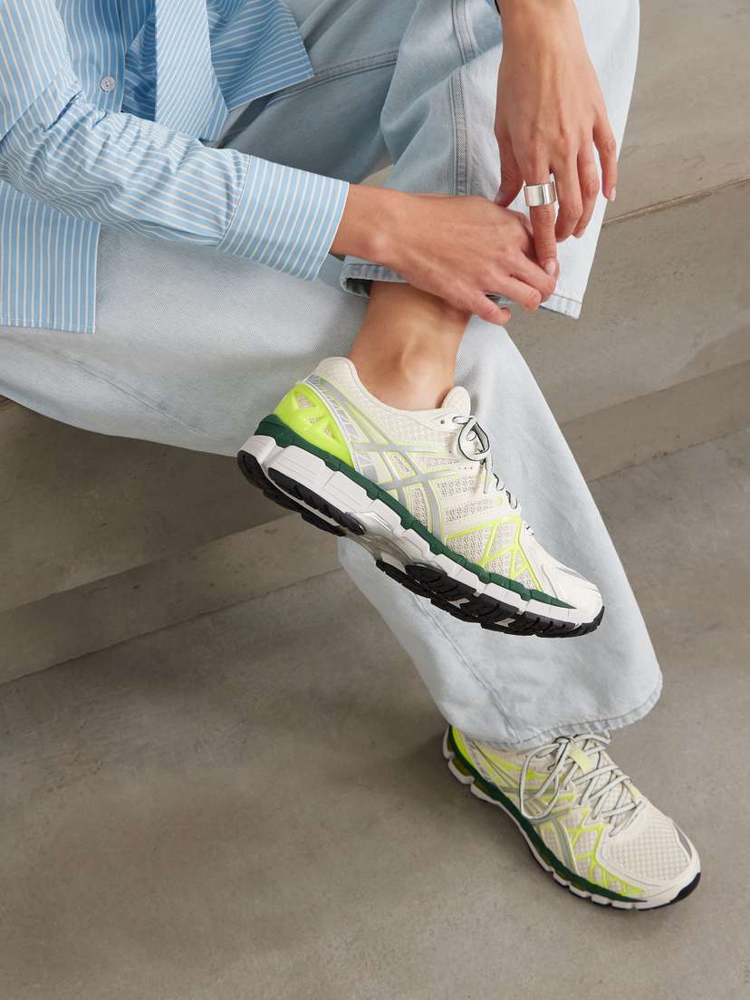 Кроссовки Gel-Kayano 20 с прорезиненной сеткой Asics, желтый — фото 2