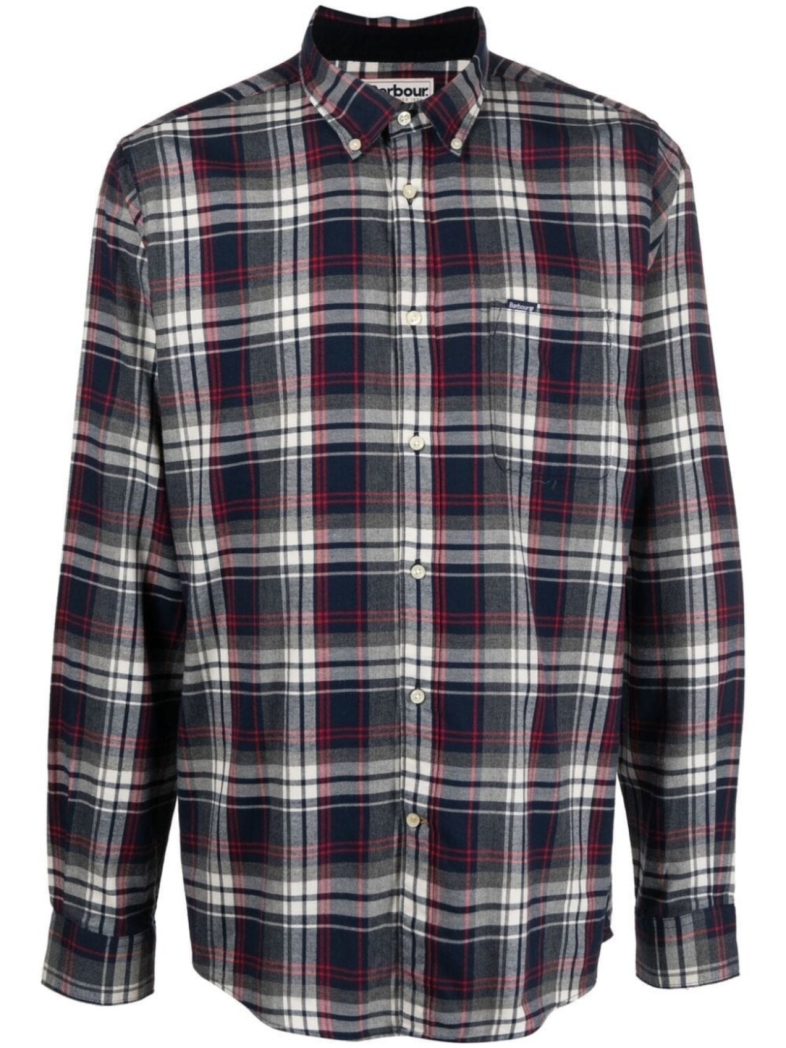 

Barbour клетчатая рубашка на пуговицах, синий