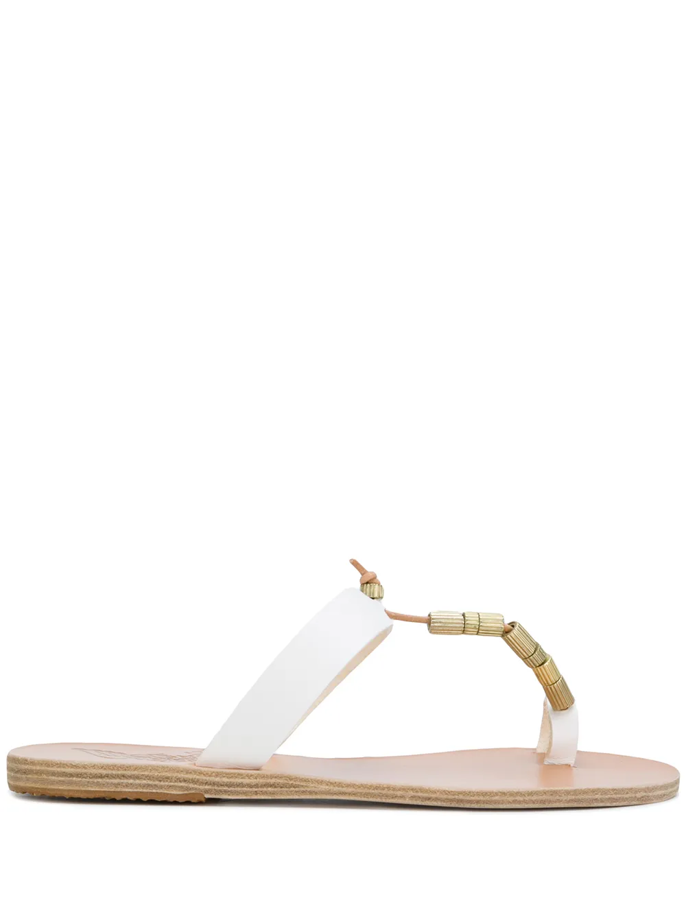 Сандалии с бусинами 'Iris Column' Ancient Greek Sandals, белый